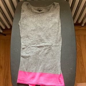 Express Heather Gray Knit Top